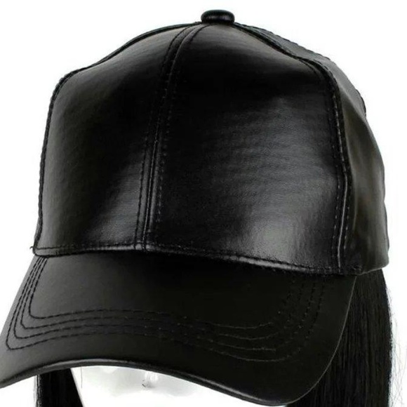 FAUX LEATHER CAP - Picture 1 of 1
